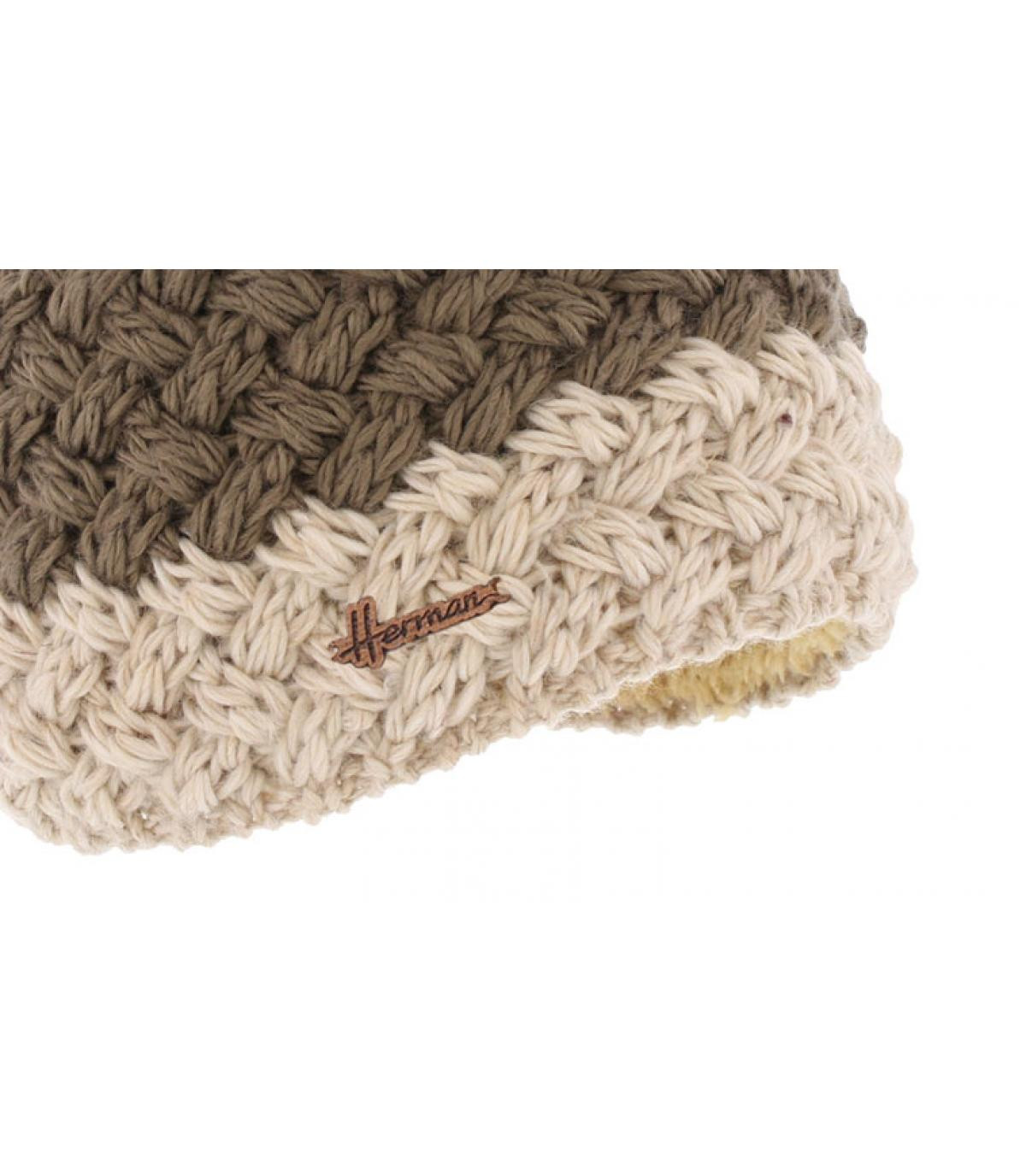 wollen muts leeswijzer beige wollen muts leeswijzer beige